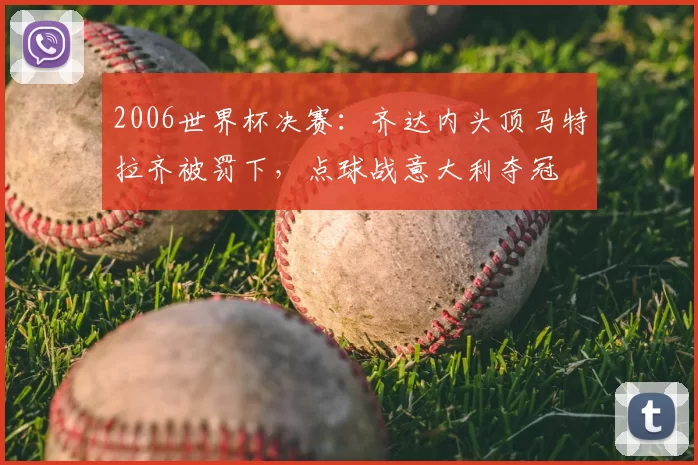 2006世界杯决赛：齐达内头顶马特拉齐被罚下，点球战意大利夺冠